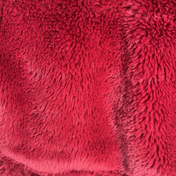 No Boundaries Furry Jacket Half Zip Kangaroo Pocket Fleece Coat Women’s Small - Picture 15 of 16